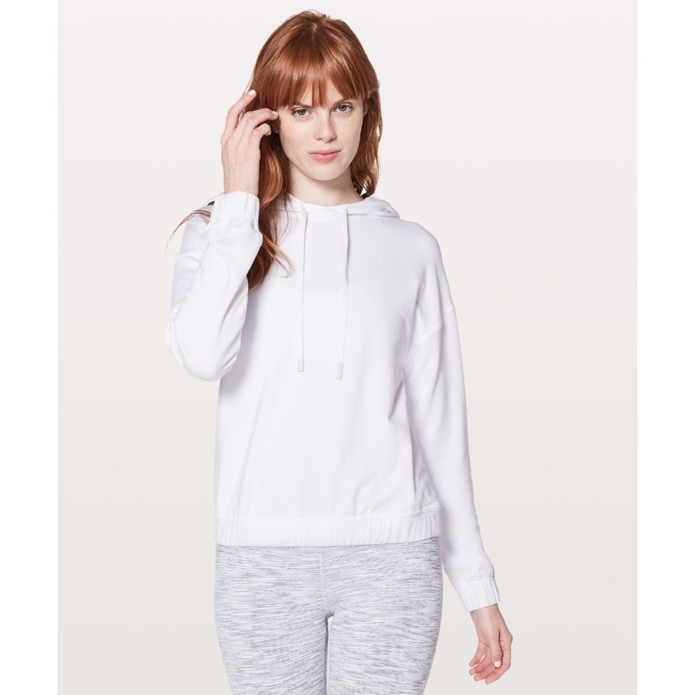 Lululemon Twisted and Tucked Pullover White Size 2